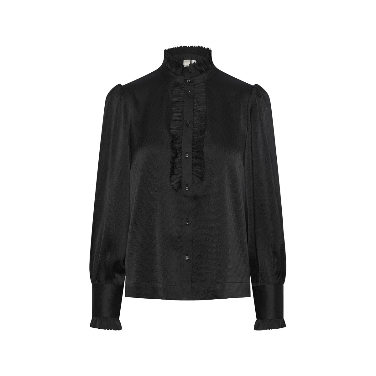 Μπλούζα Y.a.s YAS Frilla Shirt L/S - Black