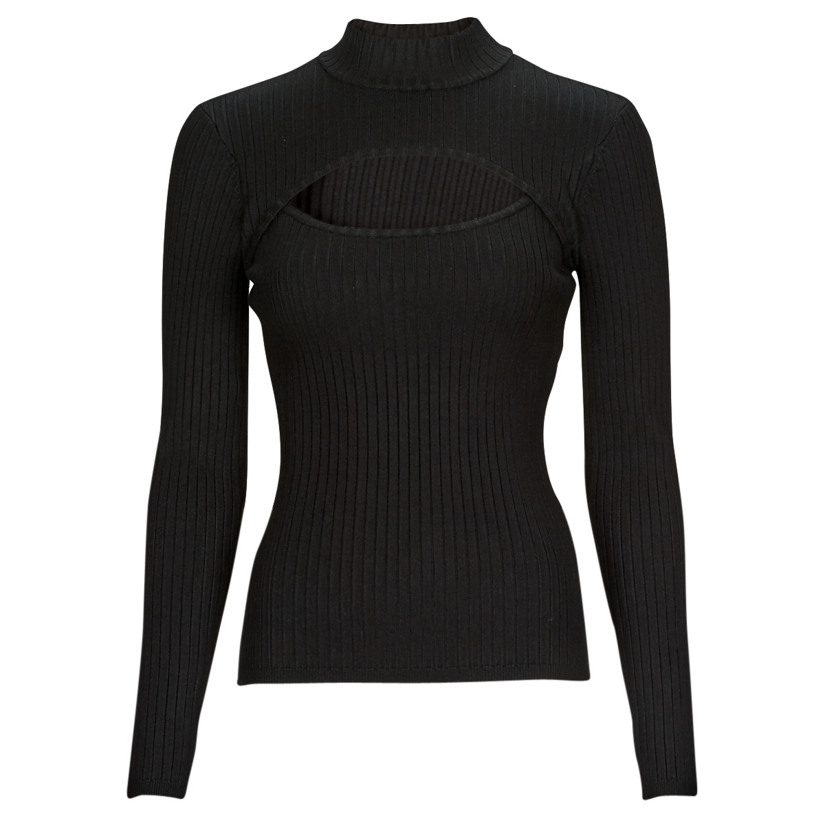 Πουλόβερ Guess LS RIB CUTOUT SWTER
