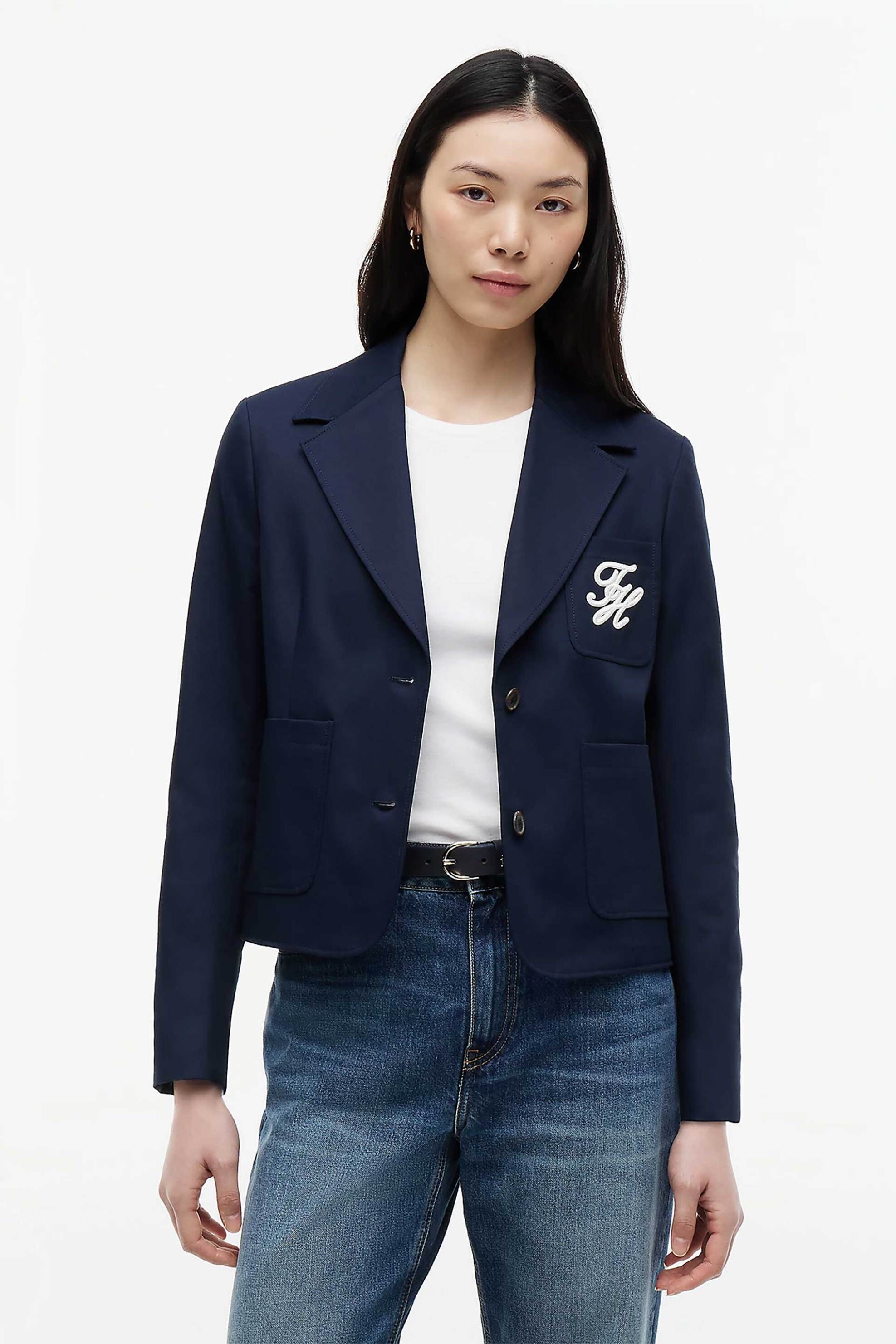 Tommy Hilfiger γυναικείο σακάκι με λογότυπο Regular Fit