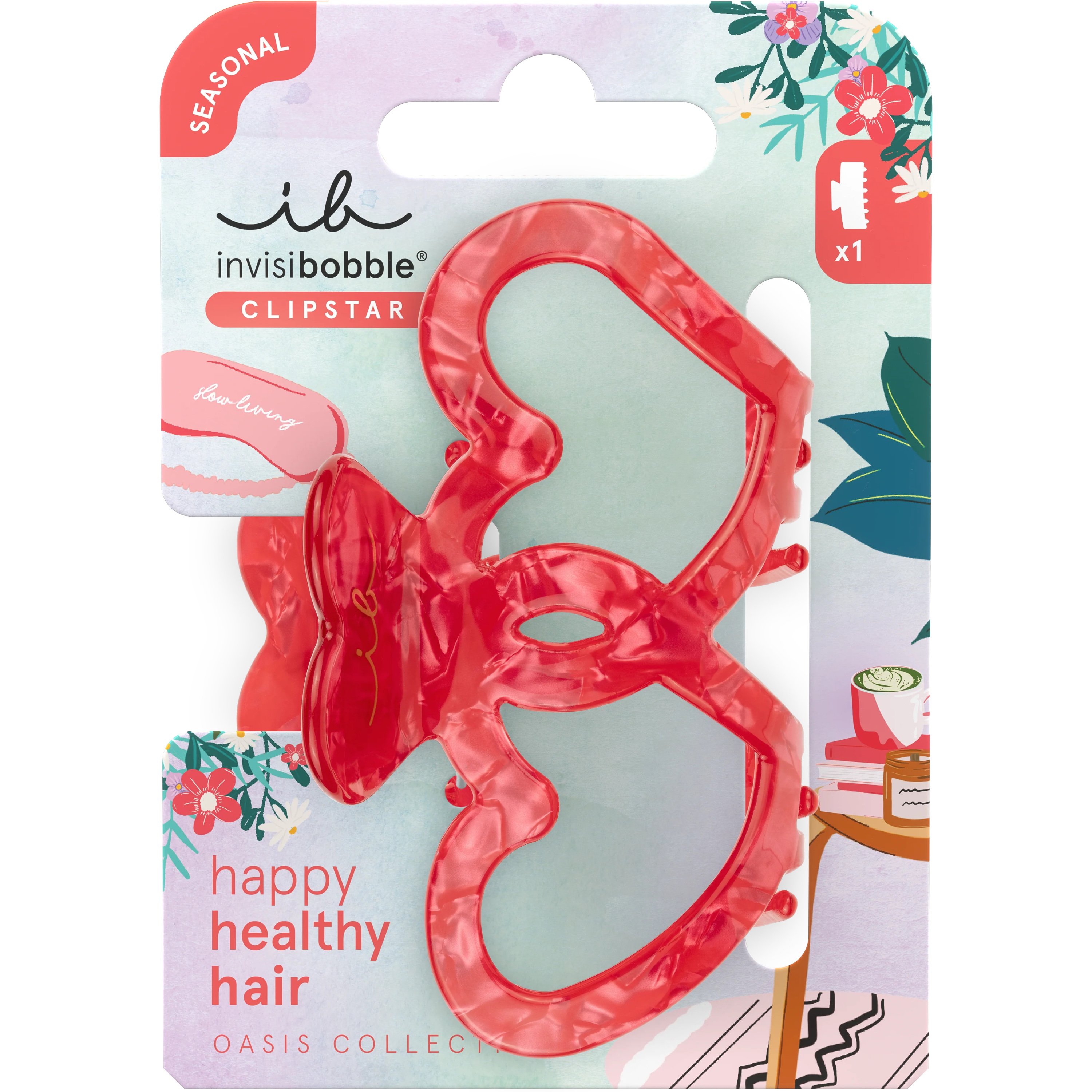 Invisibobble Clipstar Oasis Lovers Nest Κλάμερ για Λεπτά & Κανονικά Μαλλιά 1 Τεμάχιο