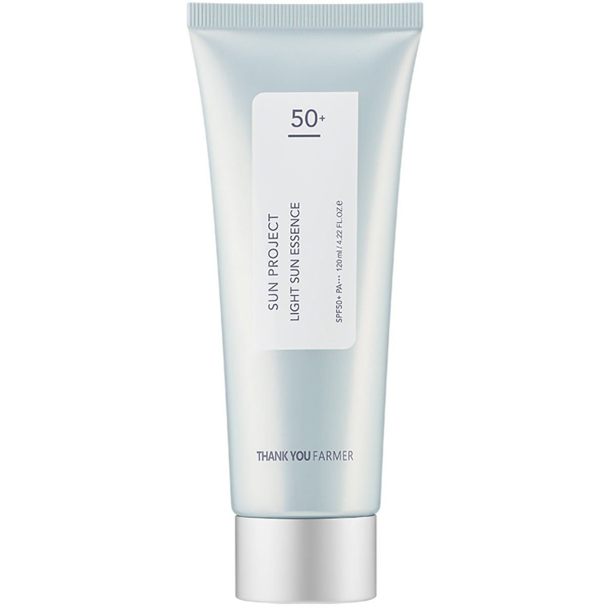 Thank You Farmer Sun Project Light Sun Essence Face & Body Spf50+, Αντηλιακή Κρέμα Πολύ Υψηλής Προστασίας με Ανάλαφρη Υφή για Πρόσωπο & Σώμα 120ml