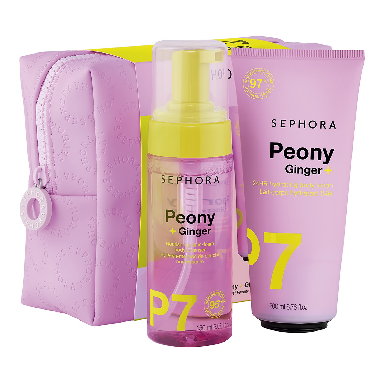 Sephora Collection - Σετ Παιώνια + Τζίντζερ P7 - Σετ περιποίησης σώματος | 150 ml