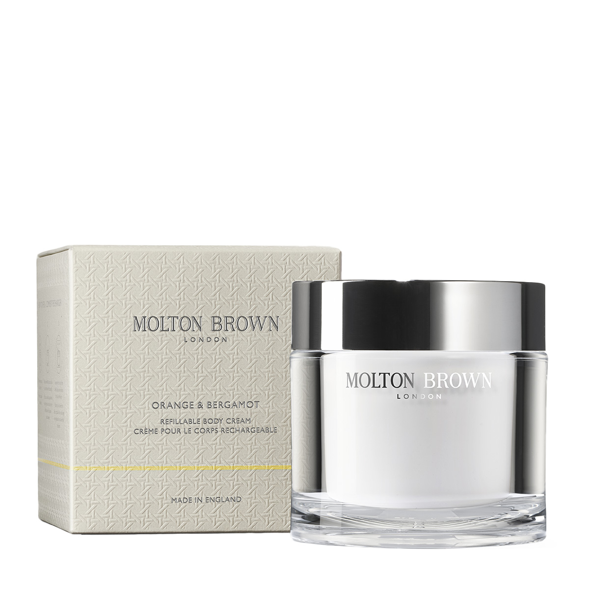 Orange & Bergamot Refillable Body Cream 200ml