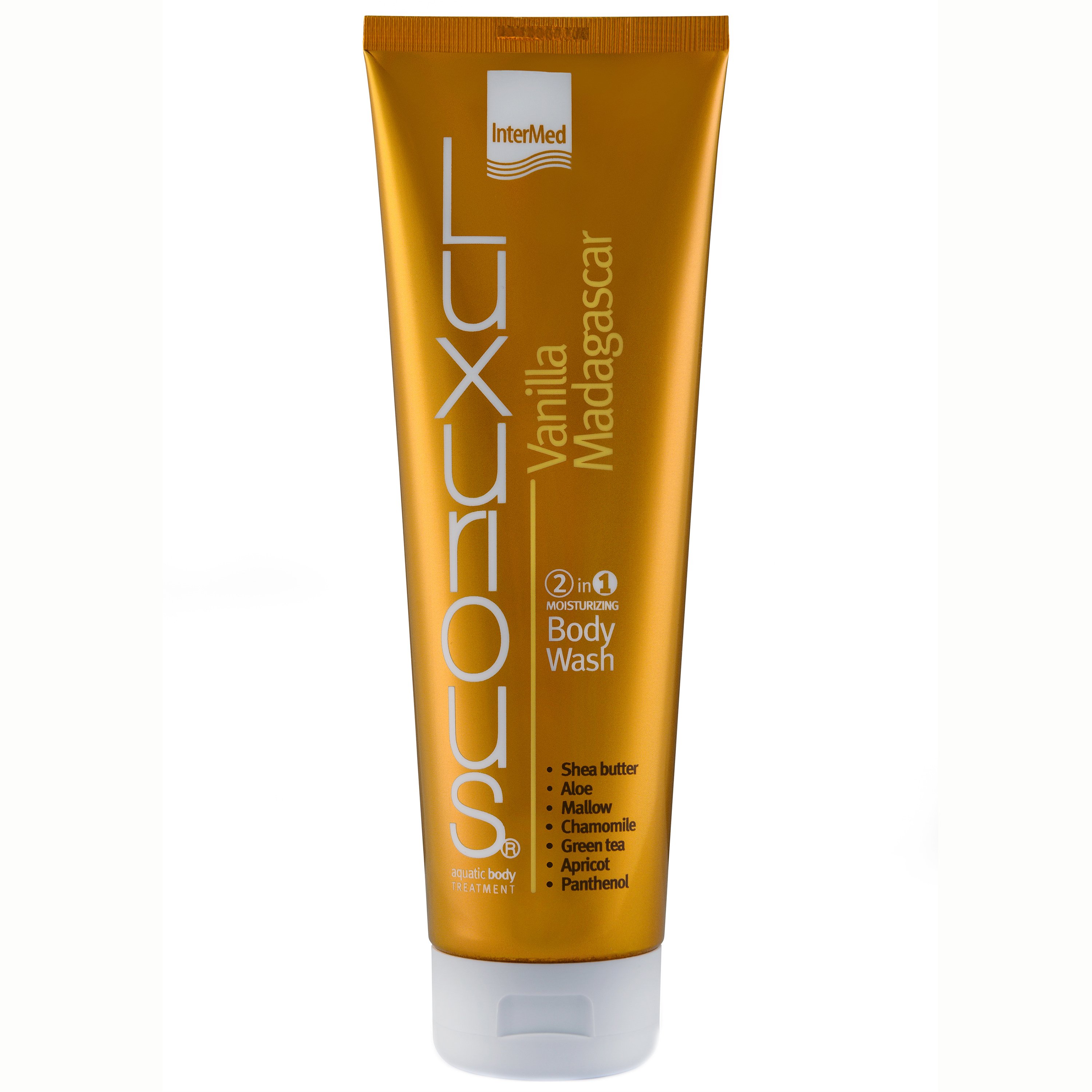 Luxurious 2in1 Moisturizing Vanilla Madagascar Body WashΕνυδατικό Αφρόλουτρο & Κρέμα Σώματος με Άρωμα Βανίλια Μαδαγασκάρης 280ml