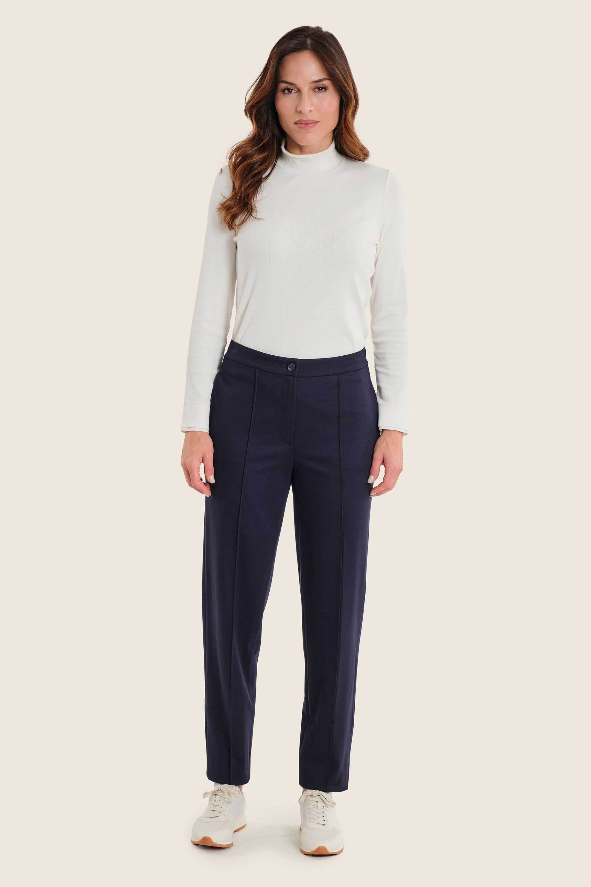 Gerry Weber γυναικείο παντελόνι με ελαστική μέση Straight Fit