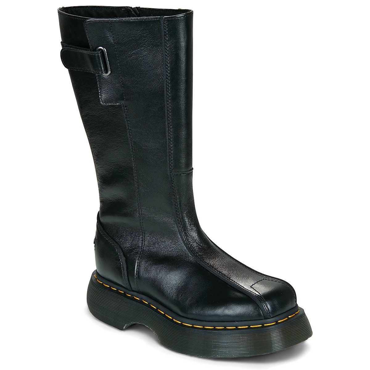 Μπότες Dr. Martens BUZZ HIGH BOOT BLACK MILLED GLOSS