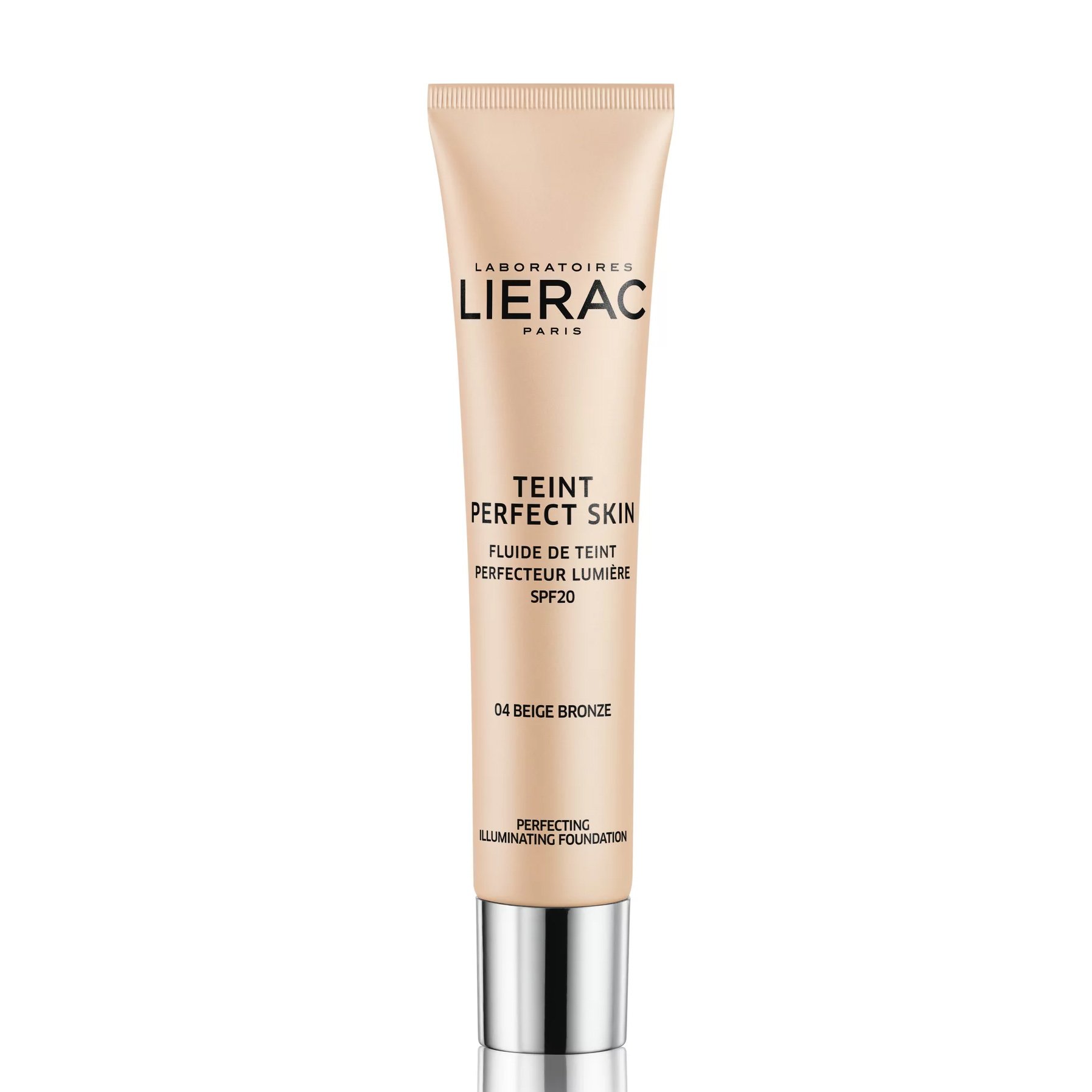 Lierac Teint Perfect Skin Perfecting Illuminating Fluid Spf20 Dermo-Make Up Διορθωτικό Υγρό Make Up για Φυσικό Αποτέλεσμα 30ml - 04 Bronze Beige