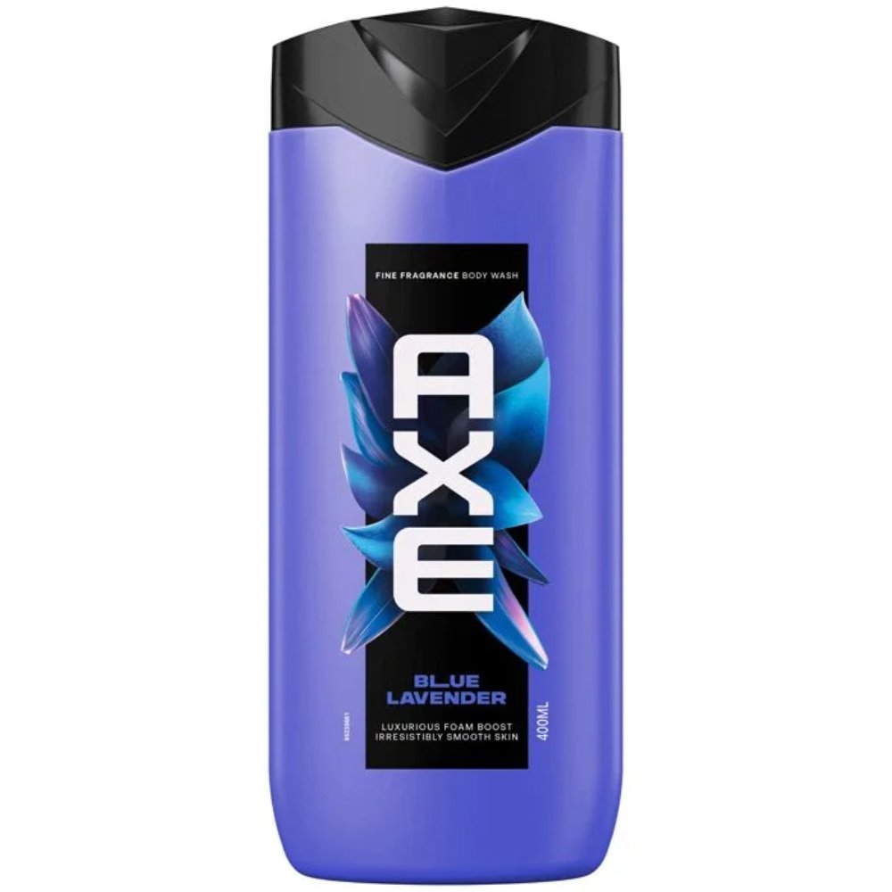 Axe Blue Lavender Luxurius Foam Boost Irresistible Smooth Skin Fine Fragrance Body Wash Ανδρικό Ενυδατικό Αφρόλουτρο με Άρωμα Λεβάντα για Αναζωογόνηση που Διαρκεί Όλη την Μέρα 400ml
