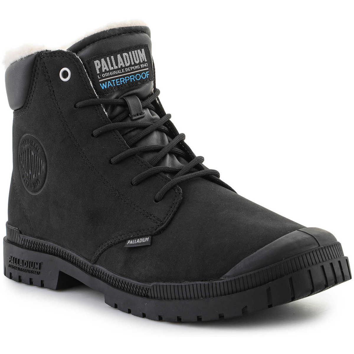 Μπότες Palladium sp20 Cuff Leather Waterproof WL 79067-008-M Black
