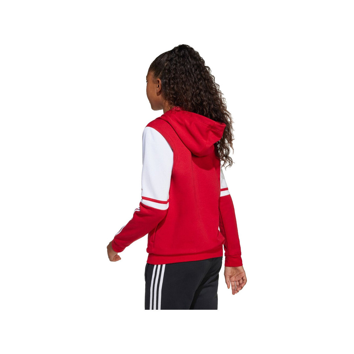 Fleece adidas Sweat à capuche squadra 25 rouge