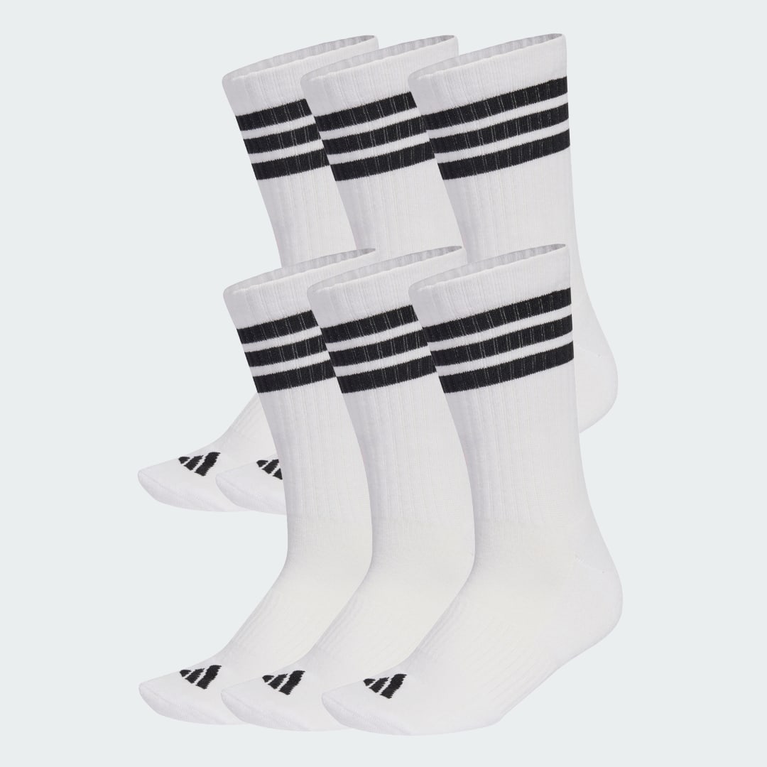 Κάλτσες μεσαίου ύψους Essentials με επένδυση 3-Stripes Essentials 6 ζευγάρια