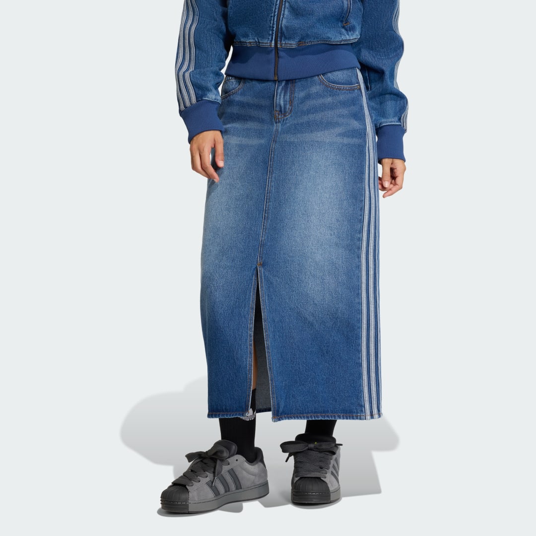 ΦΟΥΣΤΑ ΜΟΛΥΒΙ DENIM 3 STRIPES
