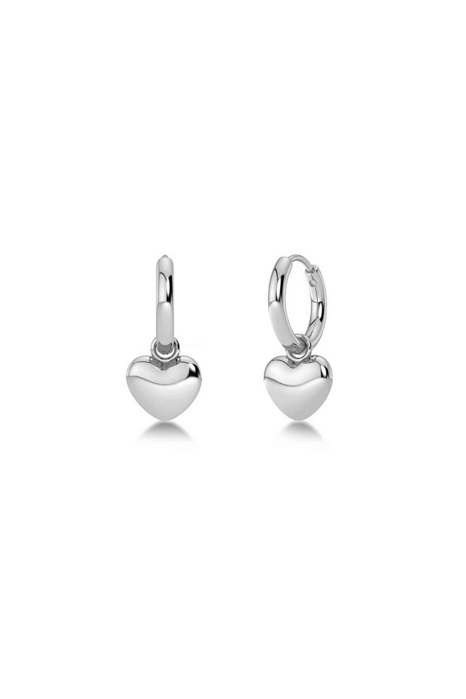 EDBLAD γυναικεία σκουλαρίκια "Barley Hoops Steel"