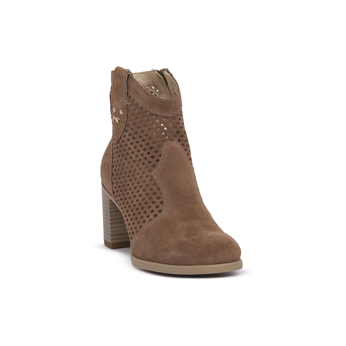 Μποτάκια/Low boots NeroGiardini NERO GIARDINI 442 VELOUR MOU