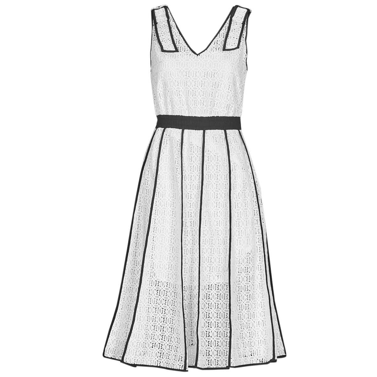 Κοντά Φορέματα Karl Lagerfeld KL EMBROIDERED LACE DRESS