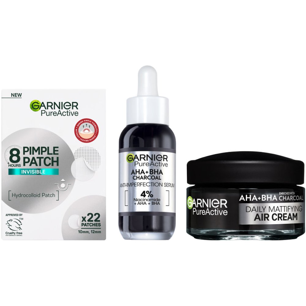 Garnier Promo Skinactive Daily Mattifying 3in1 Air Cream 50ml & Anti-Imperfection Serum 30ml & Invisible Pimple Patch 22 Τεμάχια