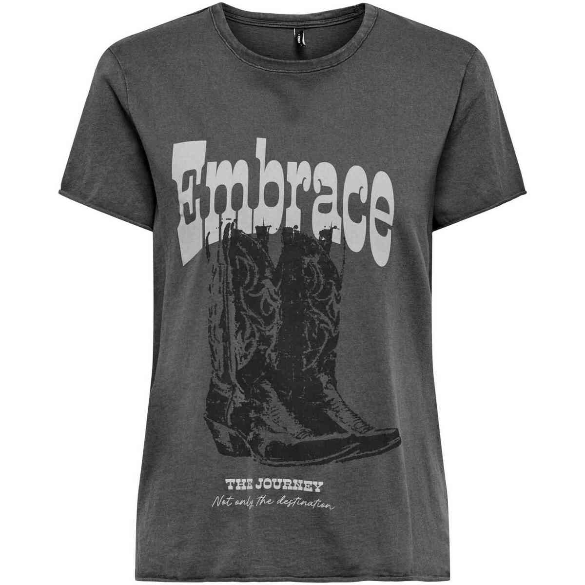 T-shirt με κοντά μανίκια Only 15215721-JOURNEY