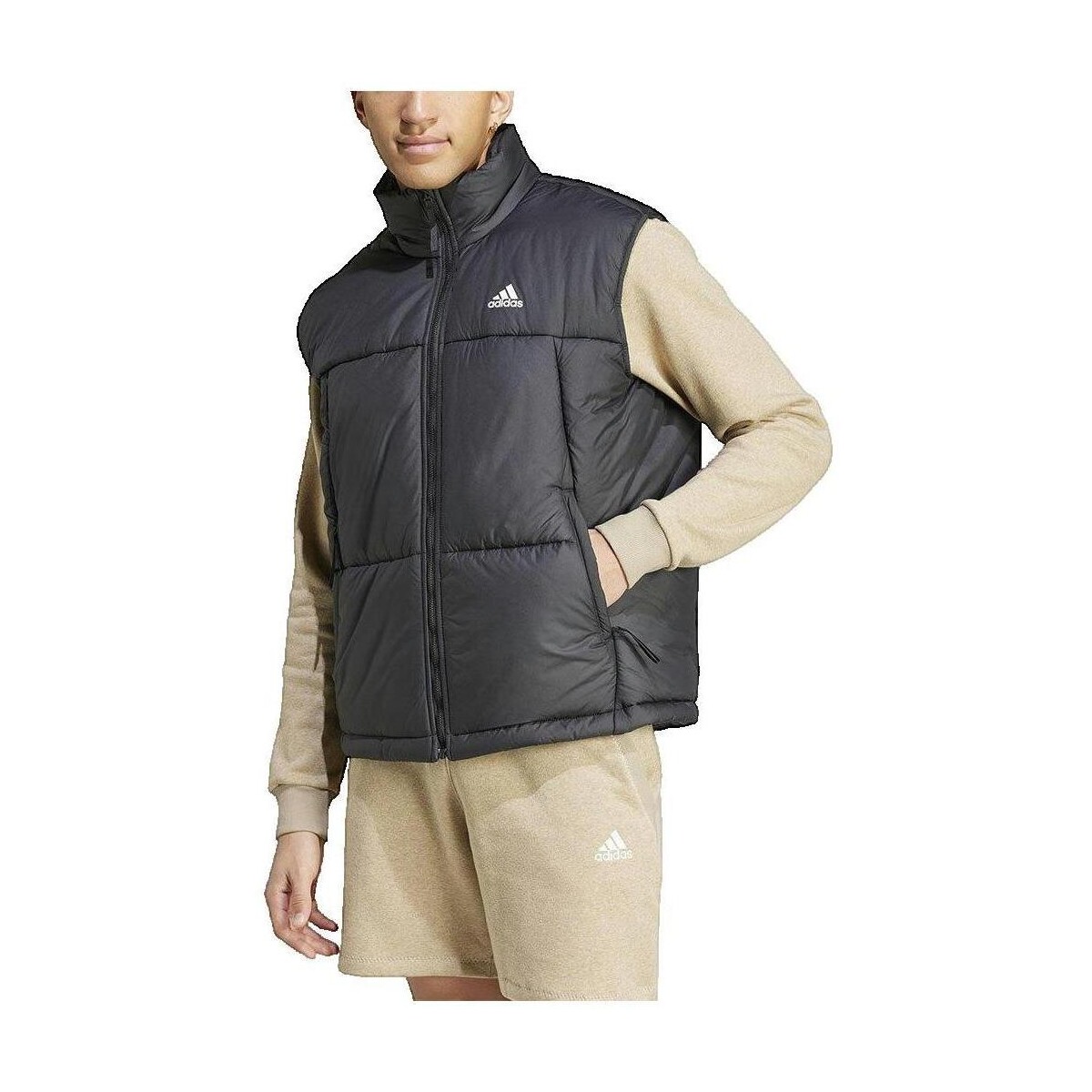 Χοντρό μπουφάν adidas Doudoune sans manches 3 Stripes
