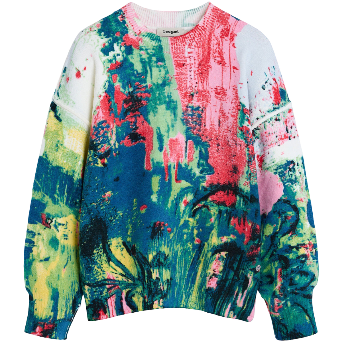 Πουλόβερ Desigual REPRIS_JERS_PINTURA 26SWJFX6