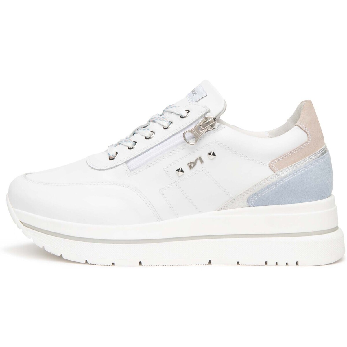 Xαμηλά Sneakers NeroGiardini Skipper Zouk Silver Velour Fiordaliso Velour Femme