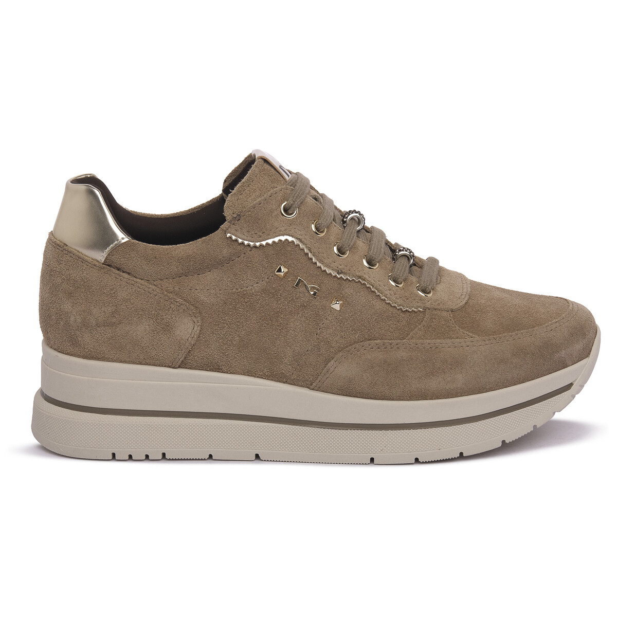 Xαμηλά Sneakers NeroGiardini NERO GIARDINI 501 AROLD VELO ARGILLA