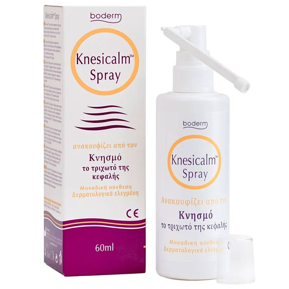 Boderm Knesicalm Spray Σπρέι που Ανακουφίζει & Καταπραϋνει τα Συμπτώματα του Κνησμού στο Τριχωτό της Κεφαλής 60ml