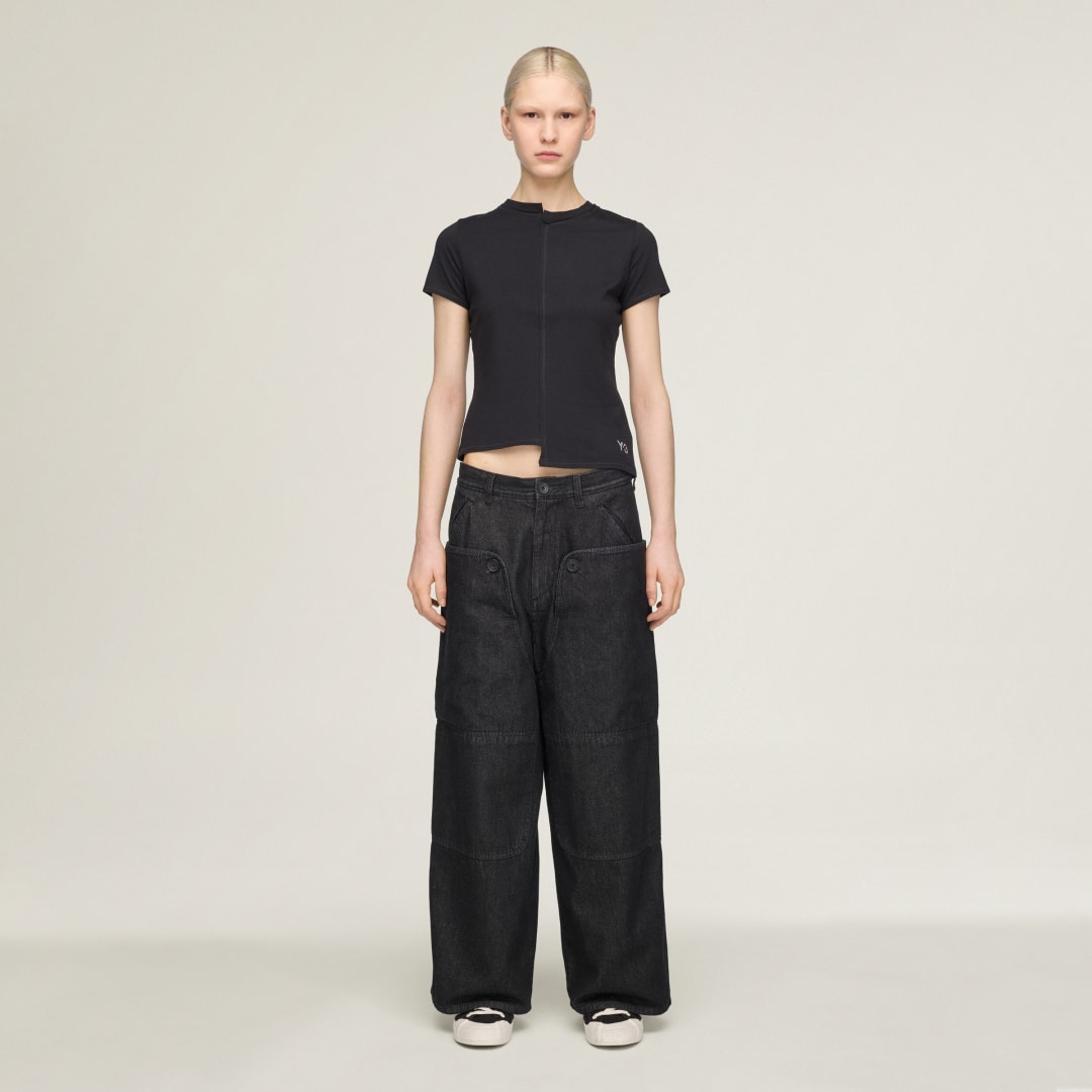 ΠΑΝΤΕΛΟΝΙ Y-3 DENIM STRAIGHT LEG