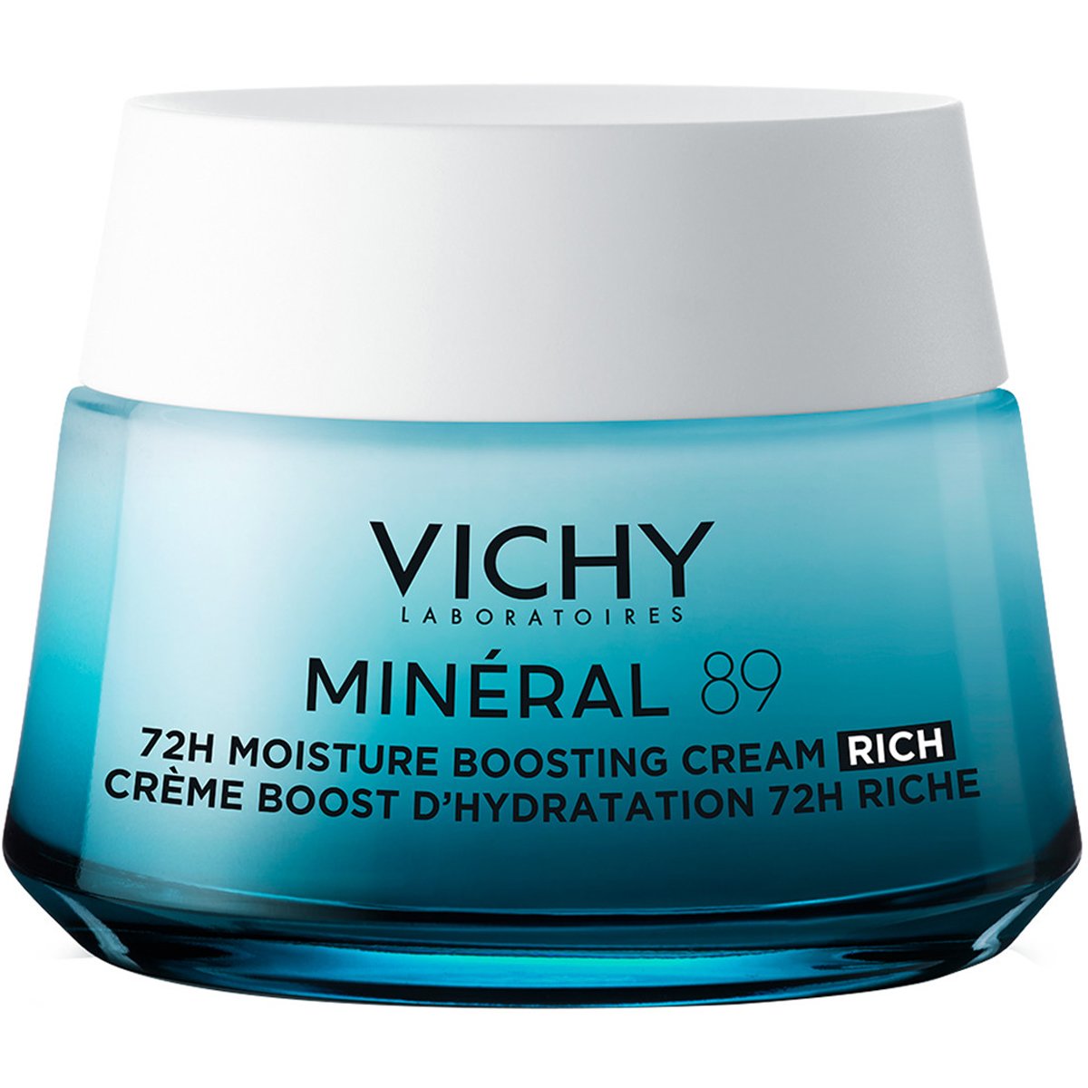 Vichy Mineral 89 72H Moisture Boosting Rich Texture Cream Κρέμα Προσώπου Πλούσιας Υφής με Υαλουρονικό Οξύ για Εντατική Ενυδάτωση της Ξηρής Επιδερμίδας Έως 72 Ώρες 50ml