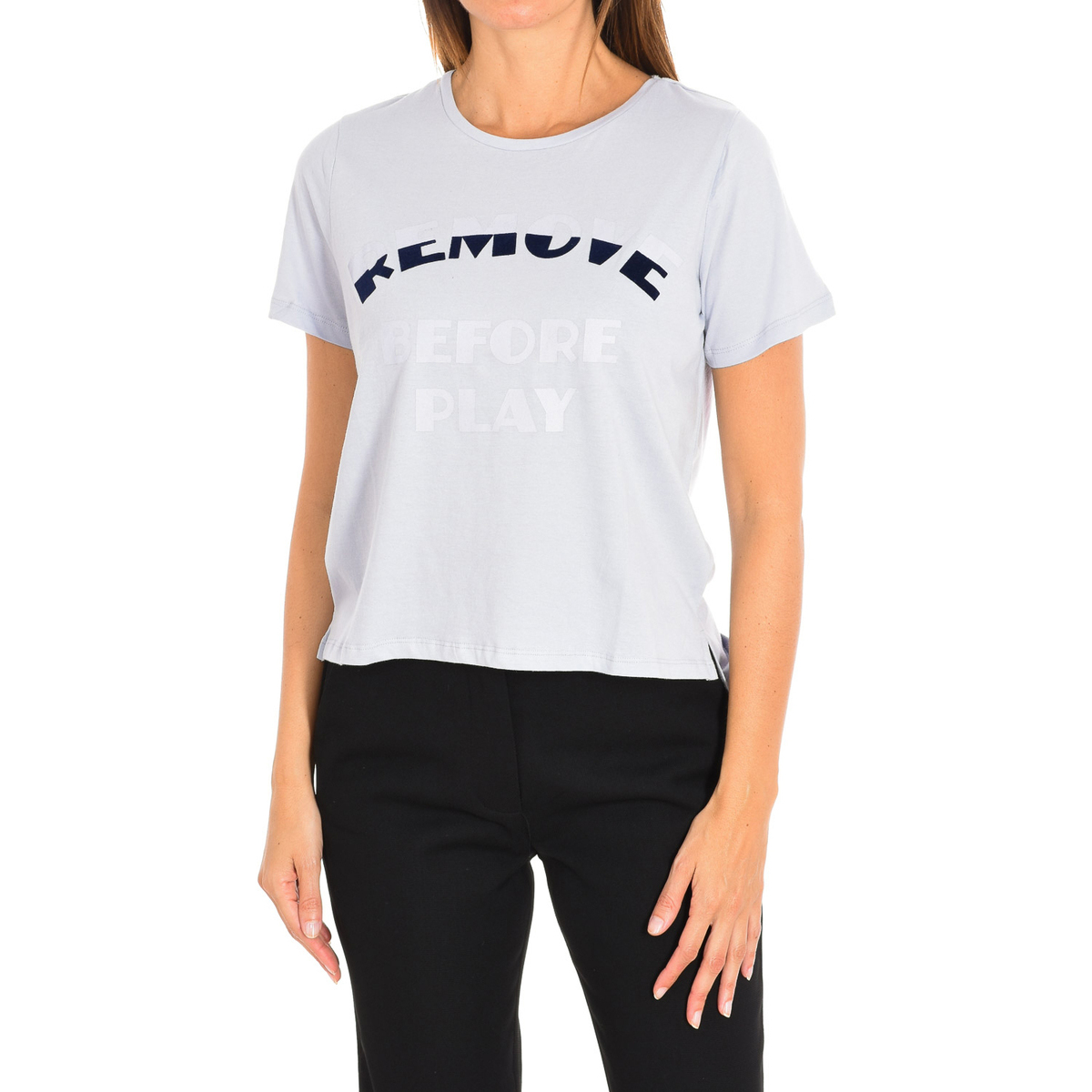 T-shirt με κοντά μανίκια Eleven Paris 17F2TS14