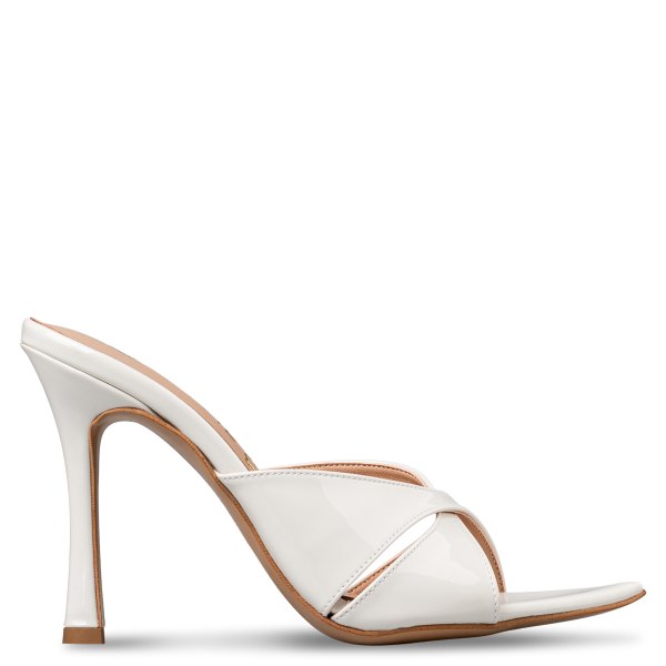 FLARED HEEL MULES