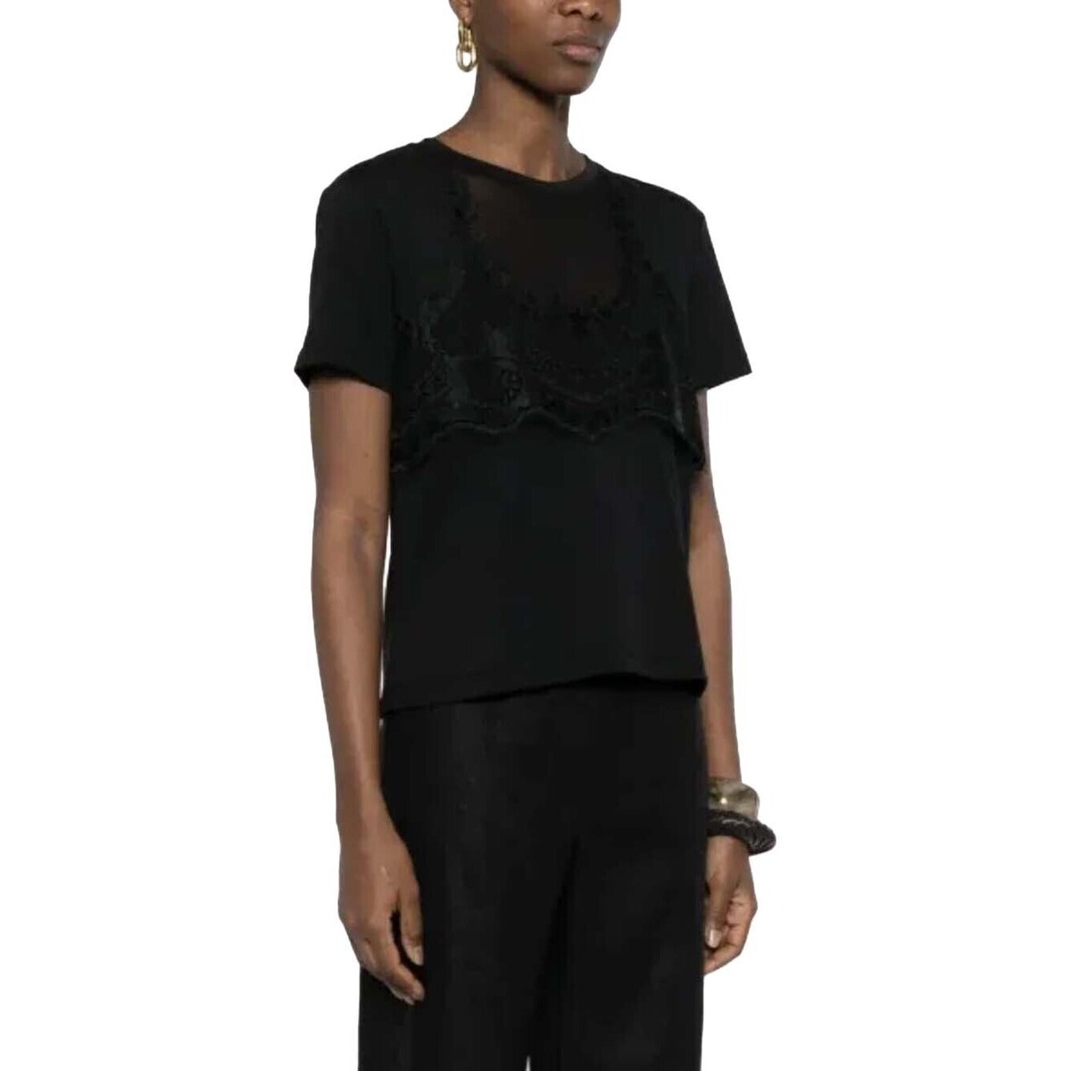 T-shirt με κοντά μανίκια Twin Set 261tt2490-00006