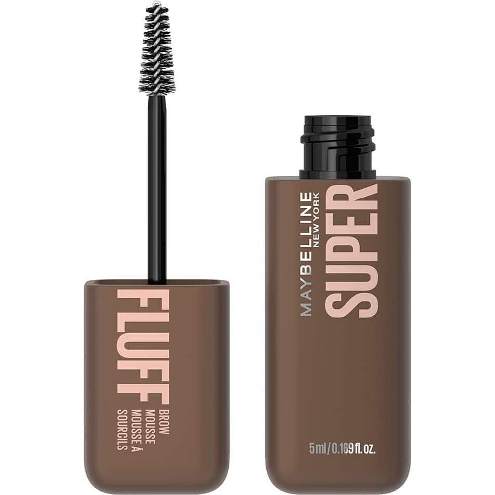 Maybelline Superfluff Brow Mousse Μάσκαρα για Φρύδια με Διάρκεια Έως 16 Ώρες 5ml - Medium Brown