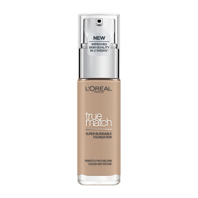 L'Oreal Paris True Match Foundation 30ml Υγρό Make up που Καλύπτει τις Ατέλειες, Περιποιείται & Φροντίζει την Επιδερμίδα - 4N Beige