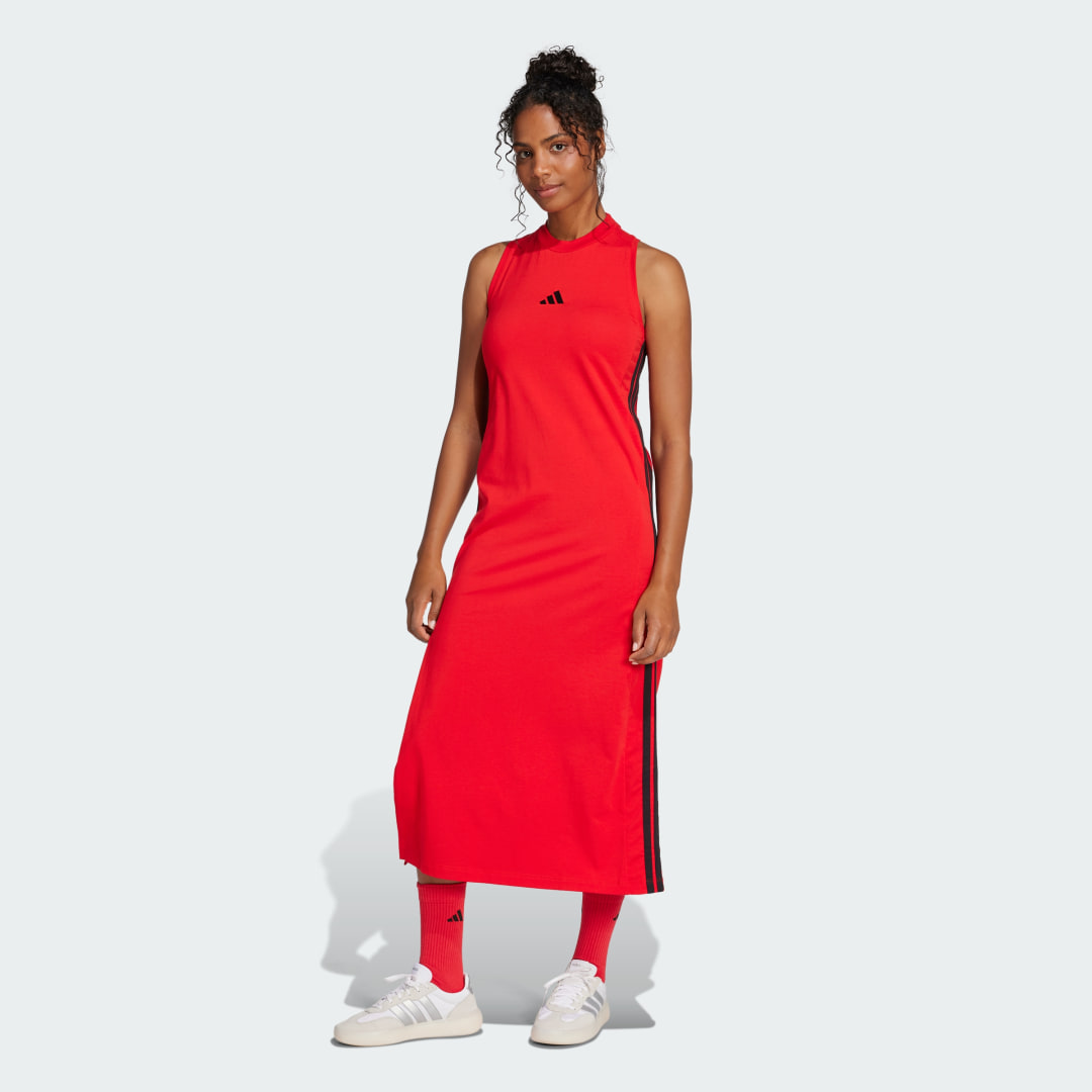 Essentials 3-Stripes Long Racerback Dress