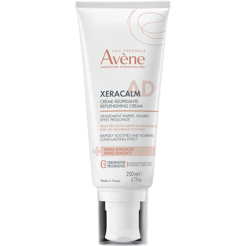 Avene Xeracalm A.D Lipid-Replenishing Cream Εξειδικευμένη Μαλακτική Κρέμα Προσώπου & Σώματος Αναπλήρωσης Λιπιδίων για Ανακούφιση του Ξηρού Δέρματος με Τάση Ατοπίας & Αίσθημα Κνησμού​​​​​​​ 200ml