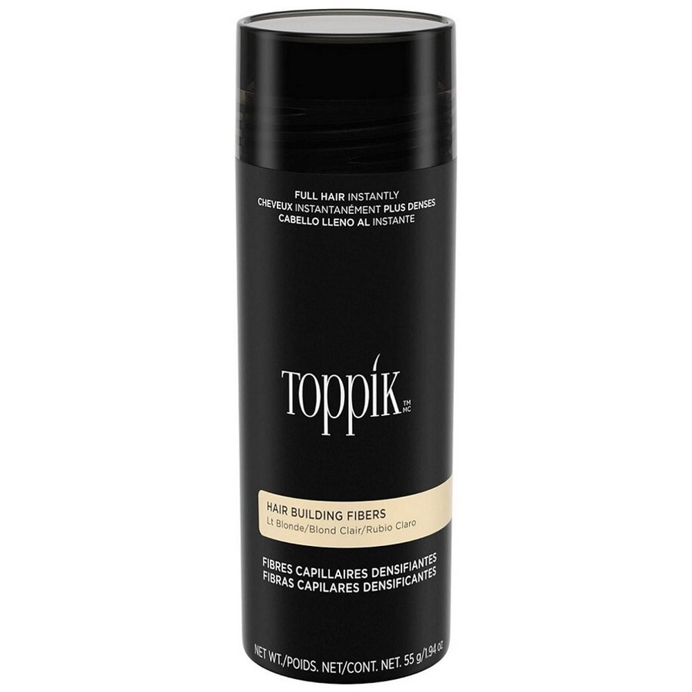 Toppik Hair Building Fibers Ίνες Κάλυψης Αραίωσης Μαλλιών με Κερατίνη 55g - Light Blonde