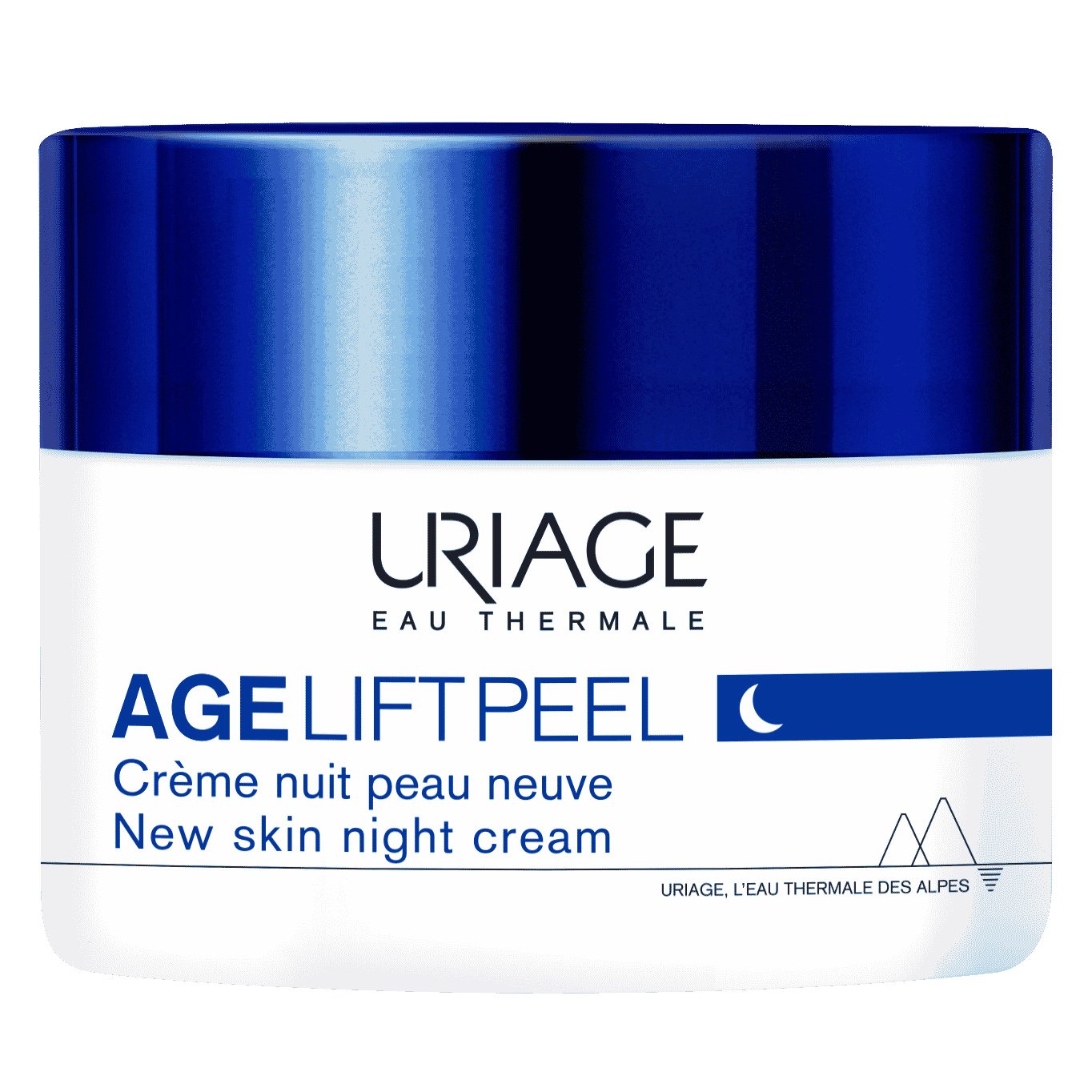 Uriage Age Lift Peel Face Night Cream Απολεπιστική Κρέμα Προσώπου Νύκτος με Αντιγηραντική Δράση, Κατάλληλη για Όλους τους Τύπους Επιδερμίδας 50ml