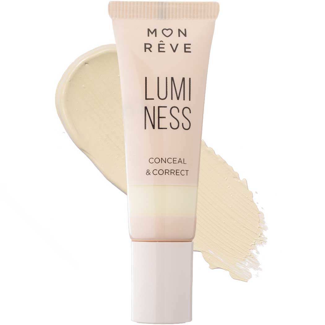 Mon Reve Luminess Concealer for Perfect Coverage of Dark Circles & Imperfections Υγρό Κονσίλερ για Κάλυψη των Μαύρων Κύκλων & των Ατελειών 10ml - 105