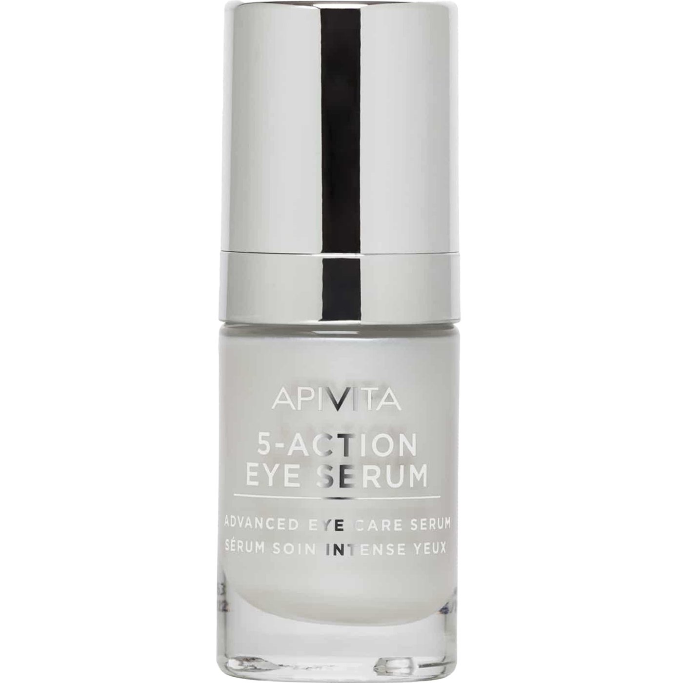 Apivita 5-Action Eye Serum With White Lily Ορός Εντατικής Φροντίδας για την Ευαίσθητη Περιοχή των Ματιών με Λευκό Κρίνο 15ml