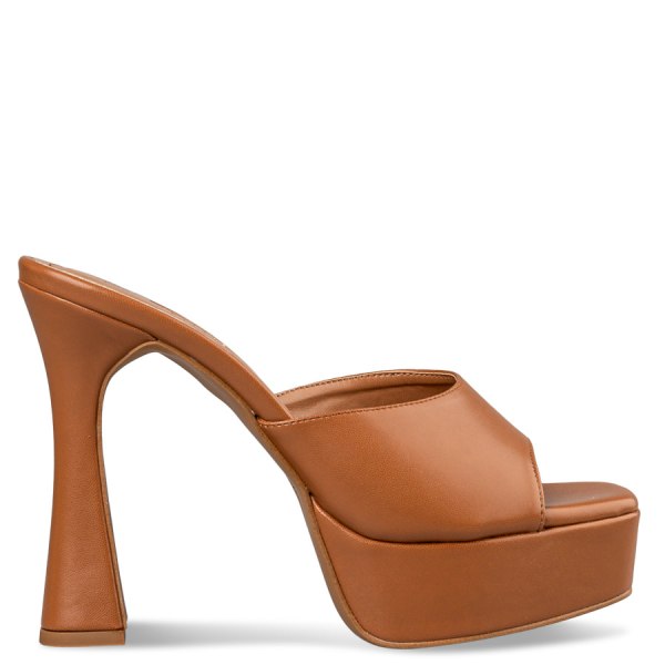 PLATFORM HEEL MULES