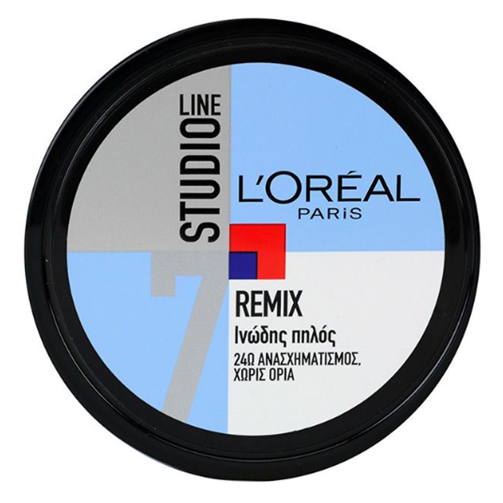 L'Oreal Paris Studio Line Remix Fiber Clay Ινώδης Πηλός Μαλλιών 24ωρης Διάρκειας με Δυνατό Κράτημα 150ml