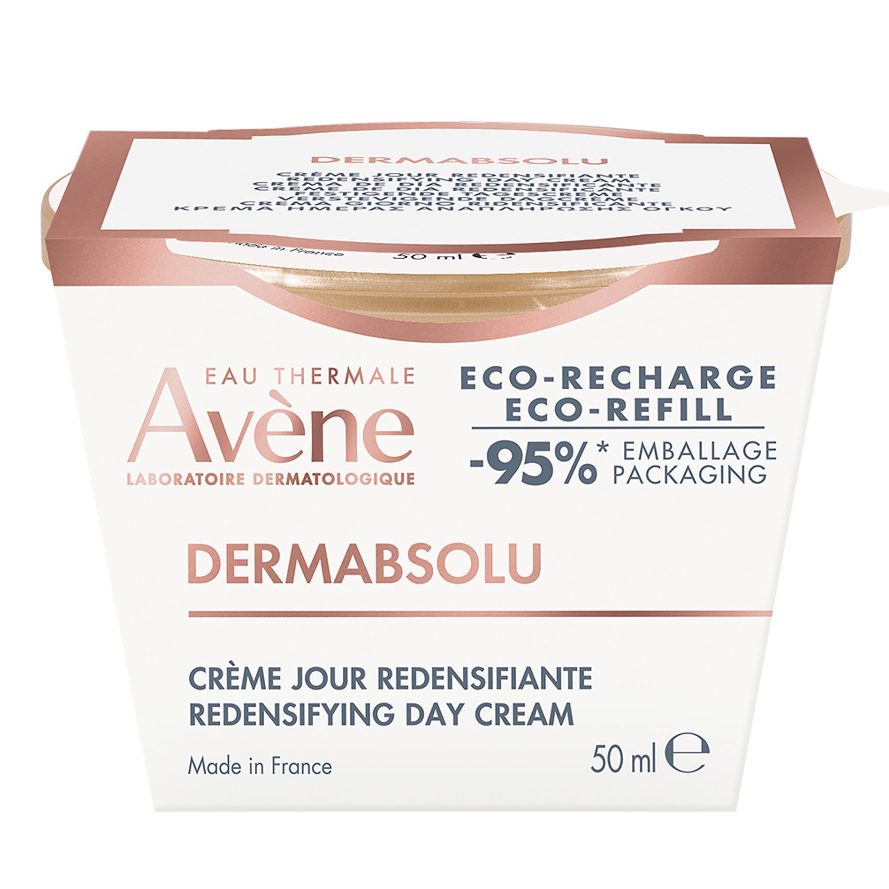 Avene Dermabsolu Redensifying Day Cream Refill Ανταλλακτικό Επαναγεμιζόμενο Βάζο Κρέμας Ημέρας Αναπλήρωσης Όγκου 50ml