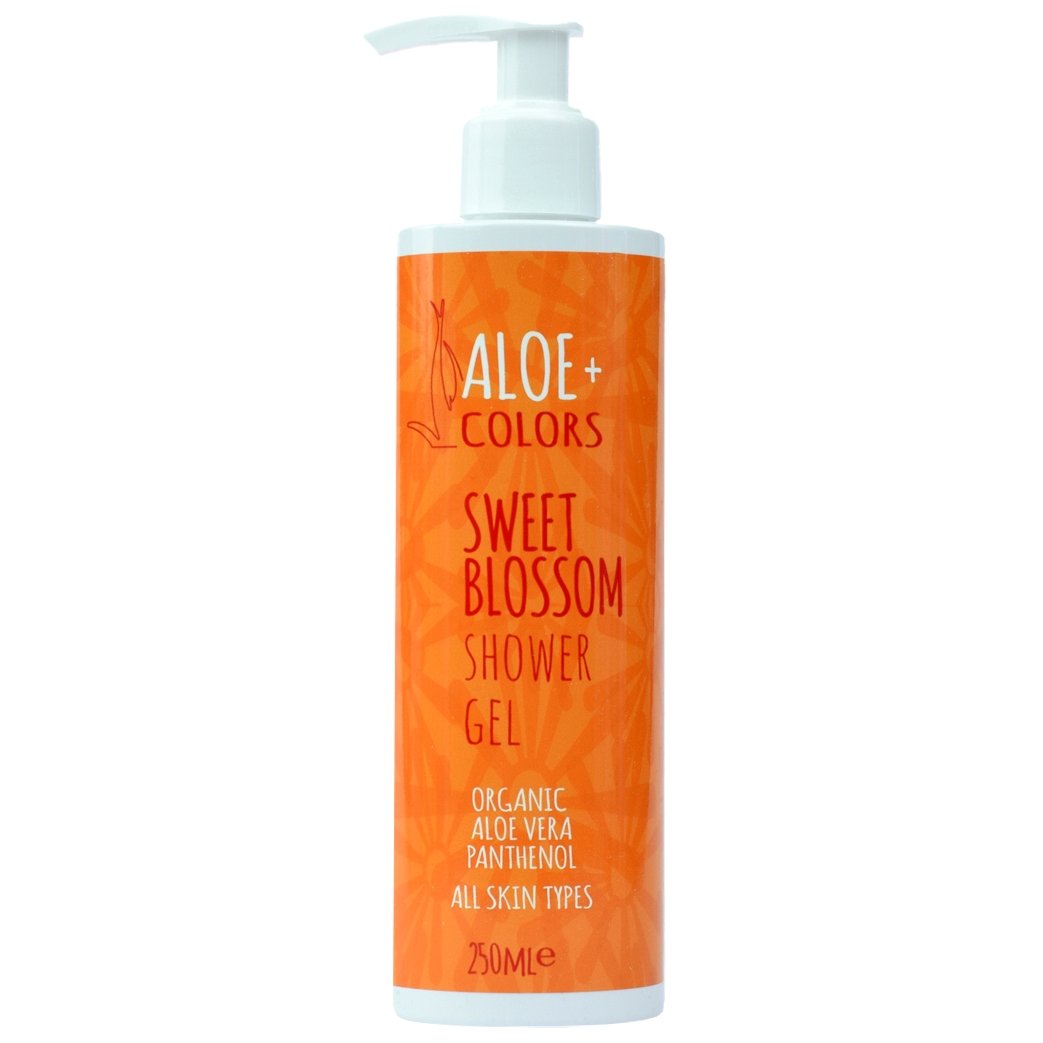 Aloe+ Colors Sweet Blossom Shower Gel Αφρόλουτρο για Θρέψη & Ενυδάτωση με Βιολογική Αλόη & Άρωμα Βανίλια, Πορτοκάλι 250ml