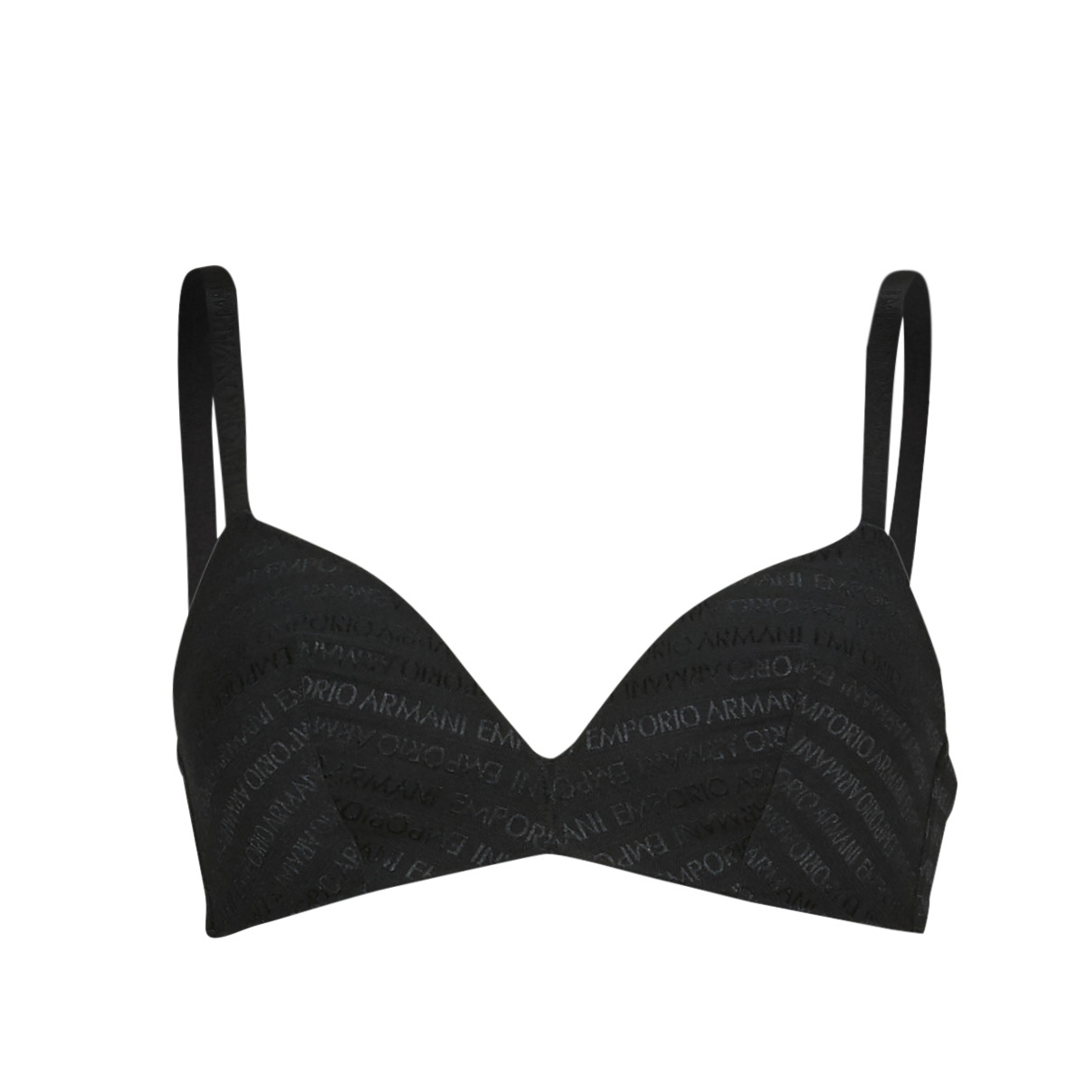 Τριγωνικά/ Χωρίς ενίσχυση Emporio Armani ALL OVER LOGO MESH