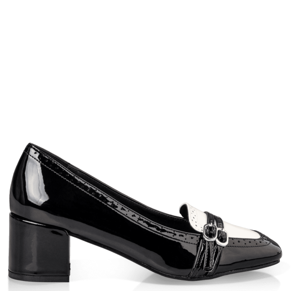 MID HEELED LOAFERS