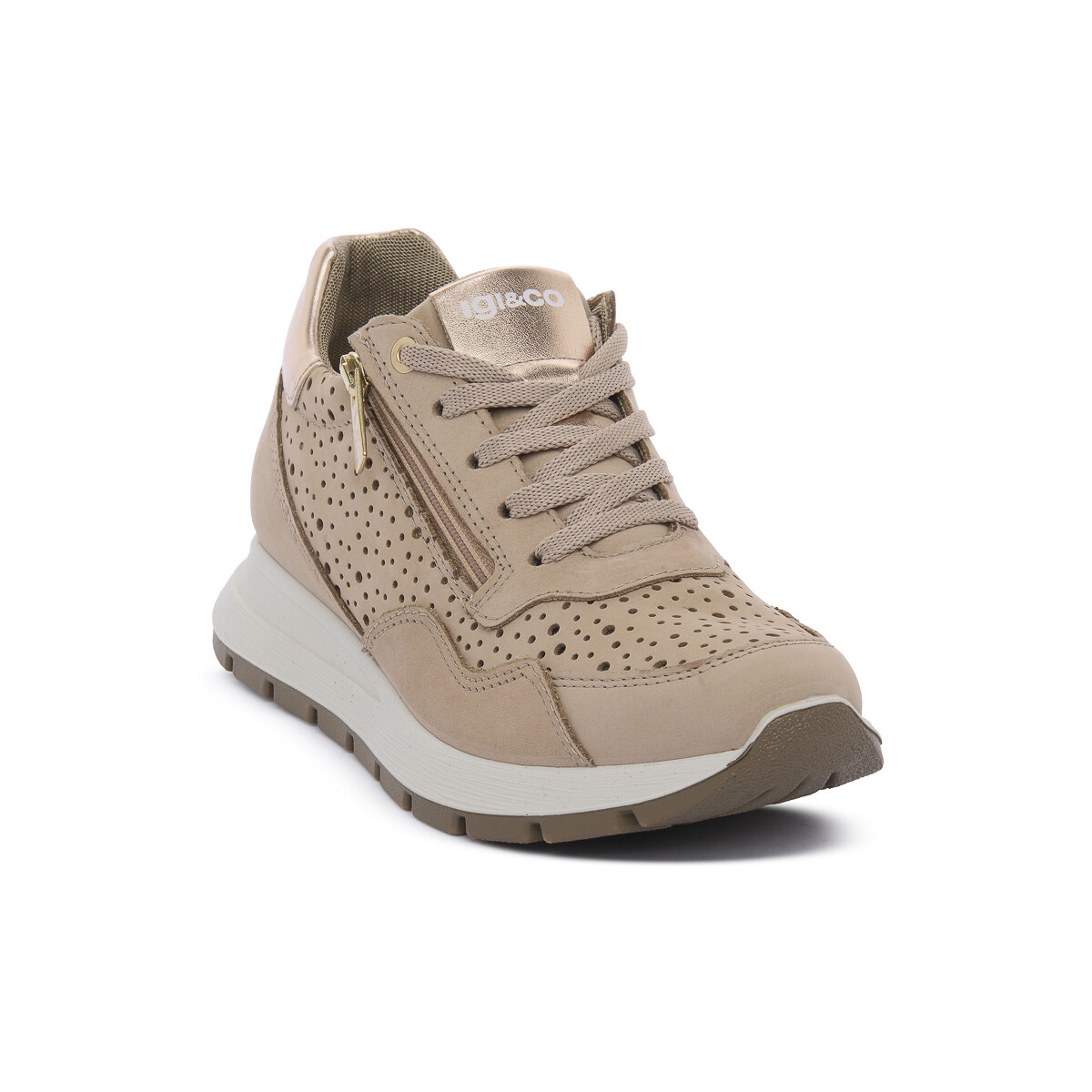 Xαμηλά Sneakers IgI&CO ERMIONE BEIGE