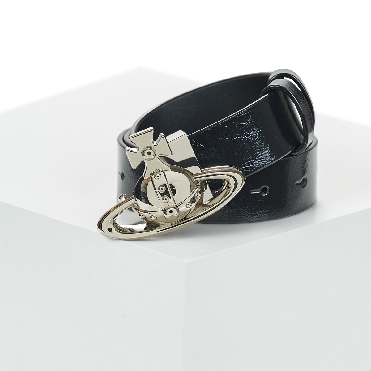 Ζώνη Vivienne Westwood ORB BUCKLE BELT REVERSIBLE
