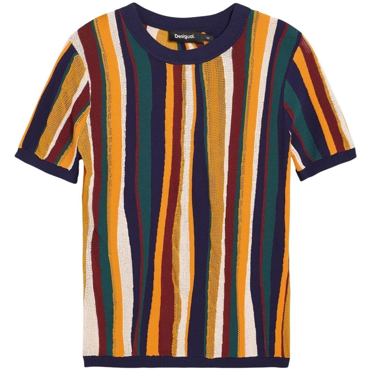 T-shirt με κοντά μανίκια Desigual TS_STRIPES_LACROIX 26SWTK55