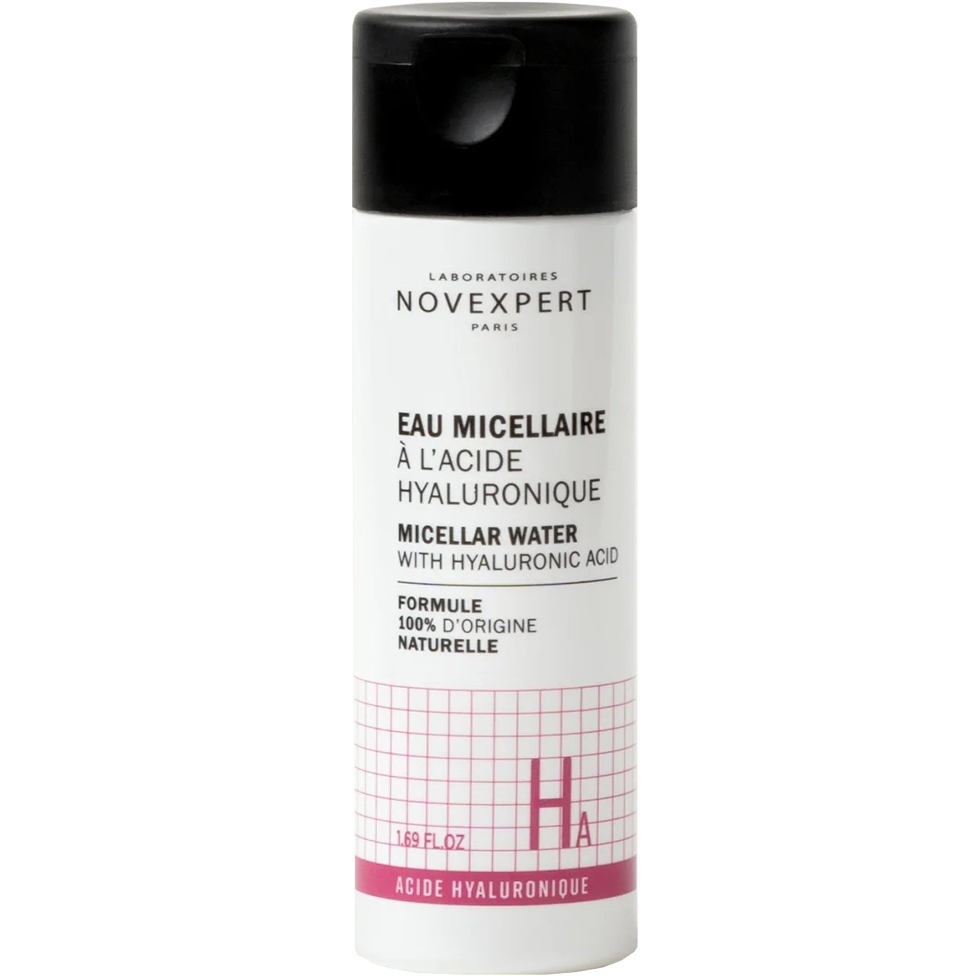 Novexpert Hyaluronic Acid Micellar Water Μικυλλιακό Νερό Καθαρισμού με Υαλουρονικό Οξύ για Όλους τους Τύπους Δέρματος 50ml