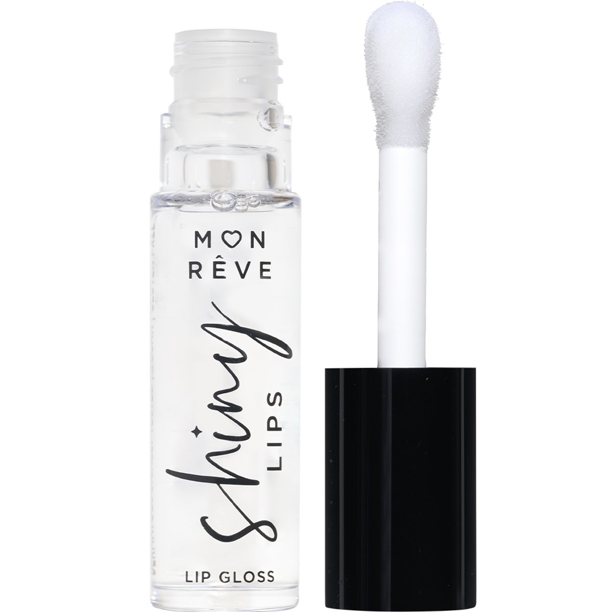 Mon Reve Shiny Lips Ενυδατικό, Ultra-Shiny Lip Gloss Μεγάλης Διάρκειας Διάφανης Απόχρωσης για Καθαρή Λάμψη 8ml - 01 Clear